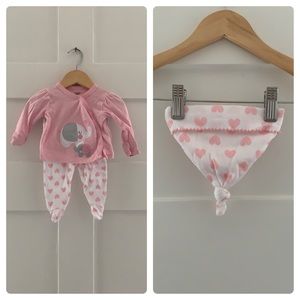 Pink Elephant Outfit with hat PM-B0004